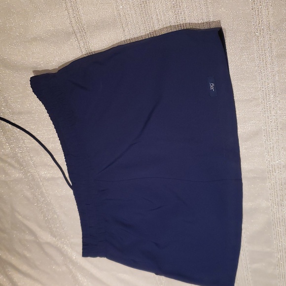 JAG New Solid Skirted Swim Boardshort with Built-in Brief NWT Navy Women's L - Picture 3 of 11